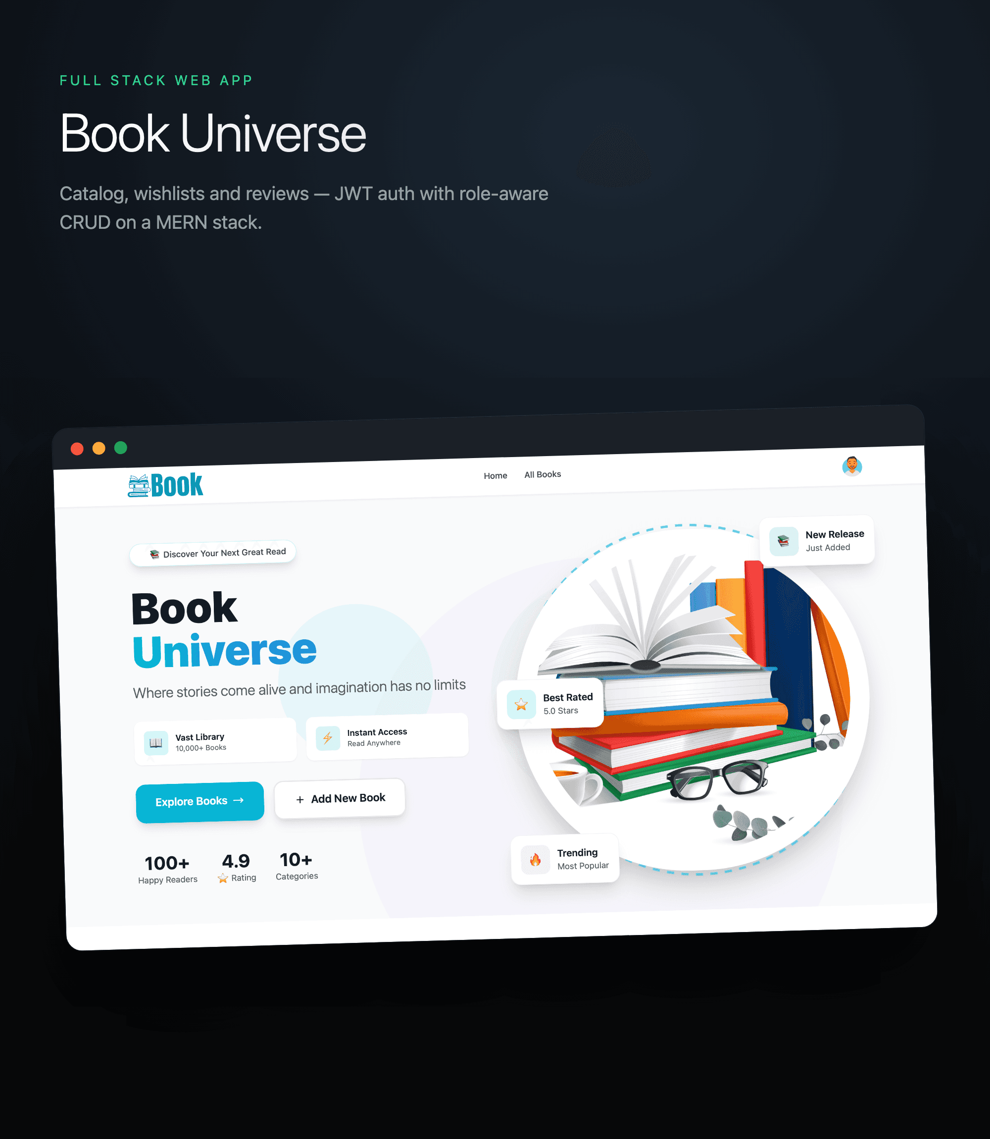 Book Universe — A Book Catalog Platform