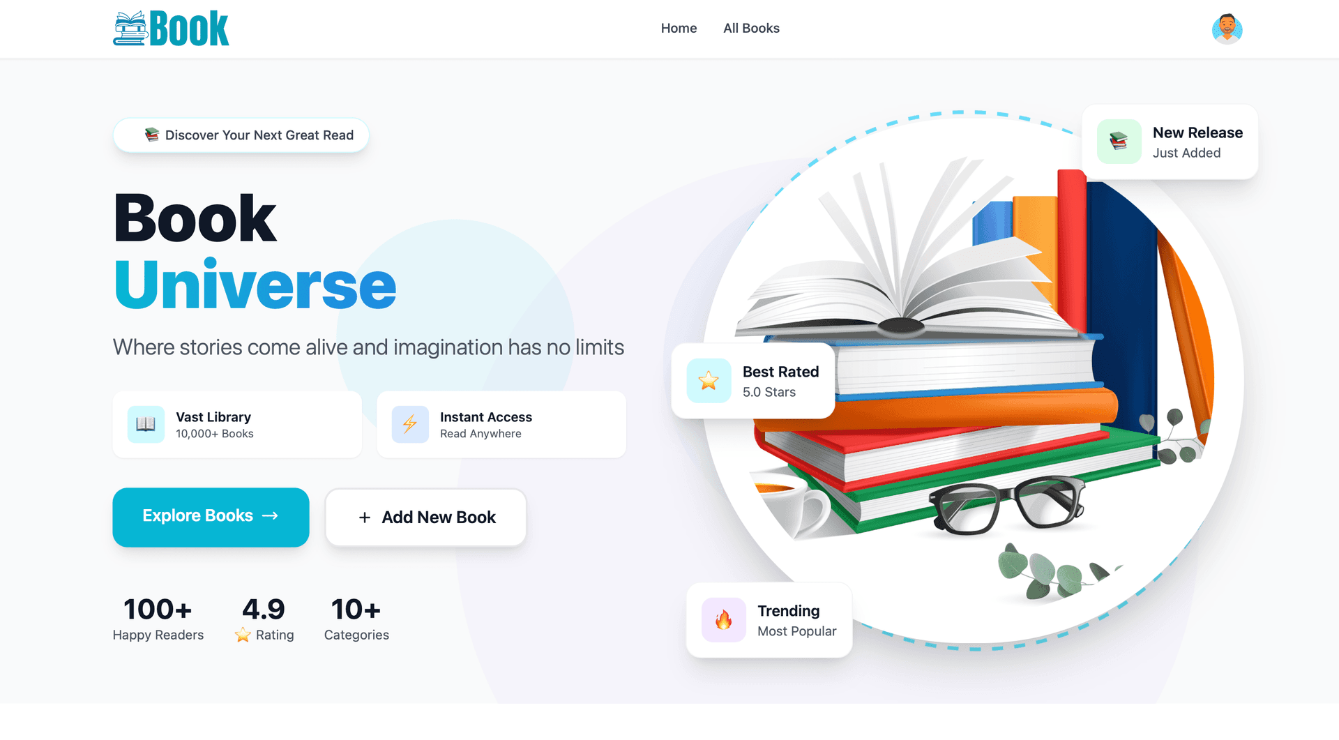 Book Universe - A Book Catalog Site