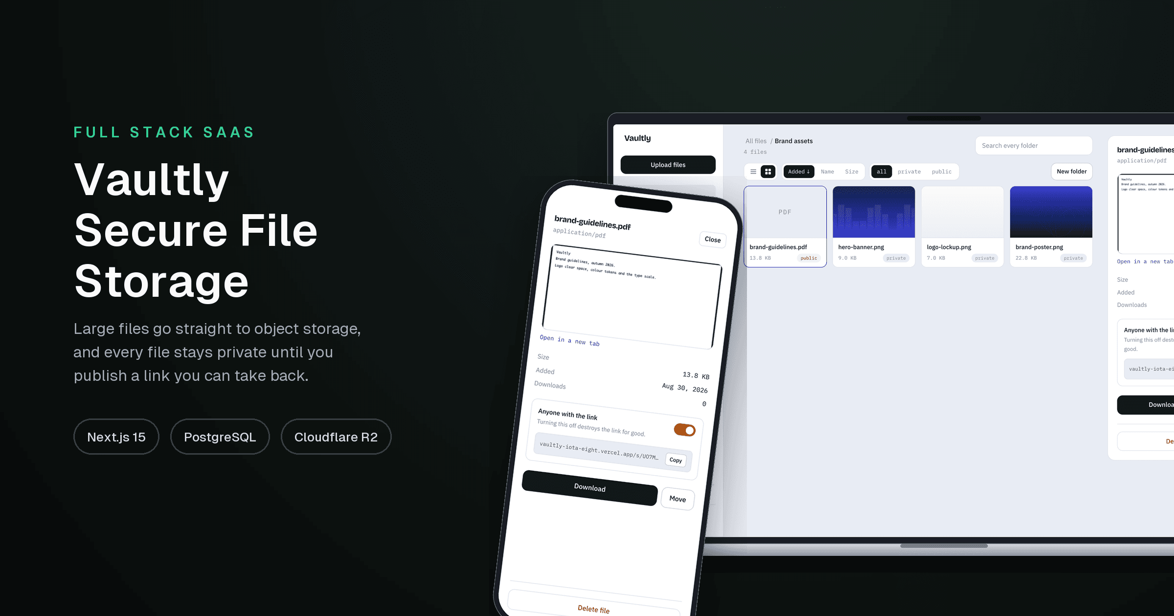 Vaultly — Secure File Storage